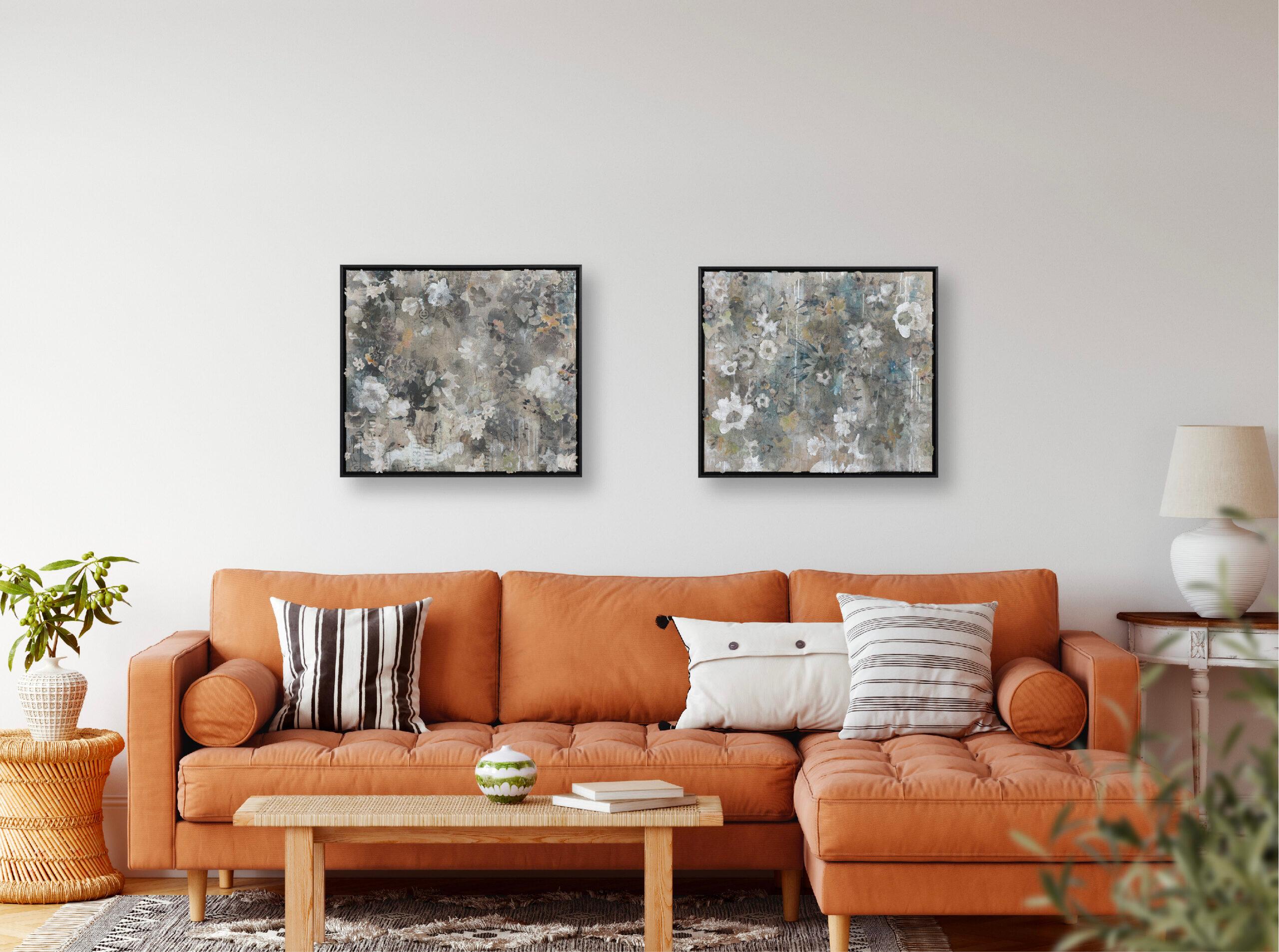 Fiori inaspettati n. 13 - Painting Astratto di Katrina Revenaugh