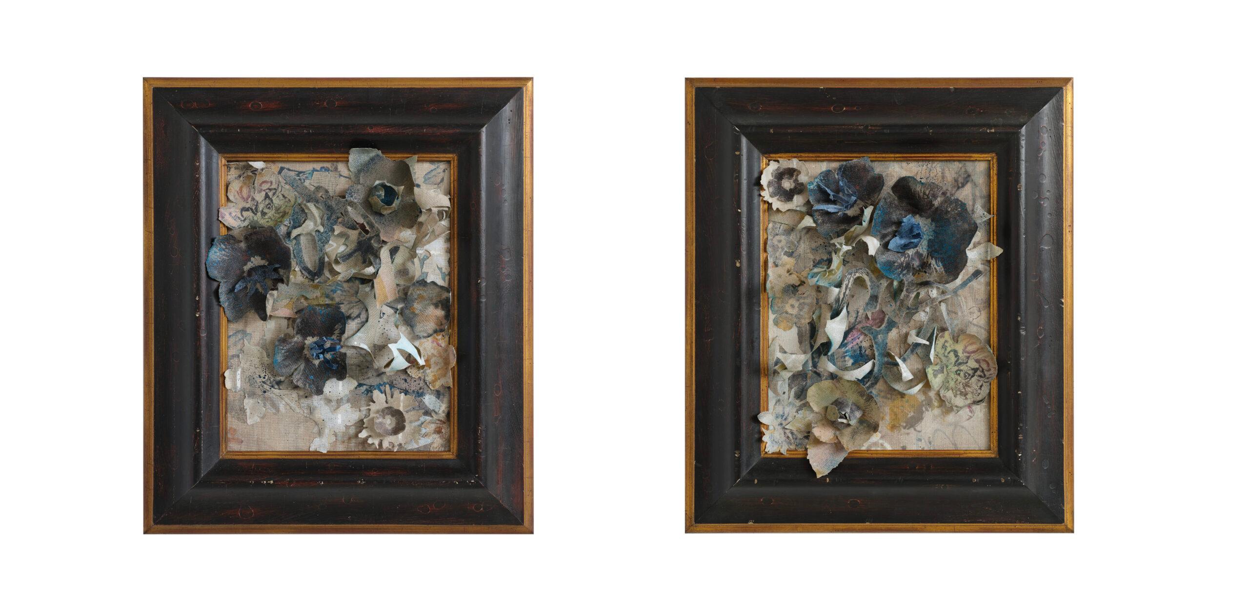 Fiori inaspettati n. 14 - Mixed Media Art di Katrina Revenaugh