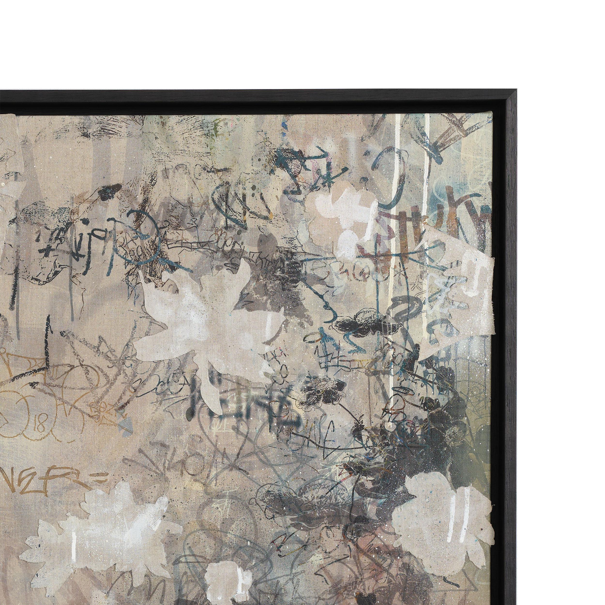 Fiori inaspettati n. 2 - Painting Astratto di Katrina Revenaugh