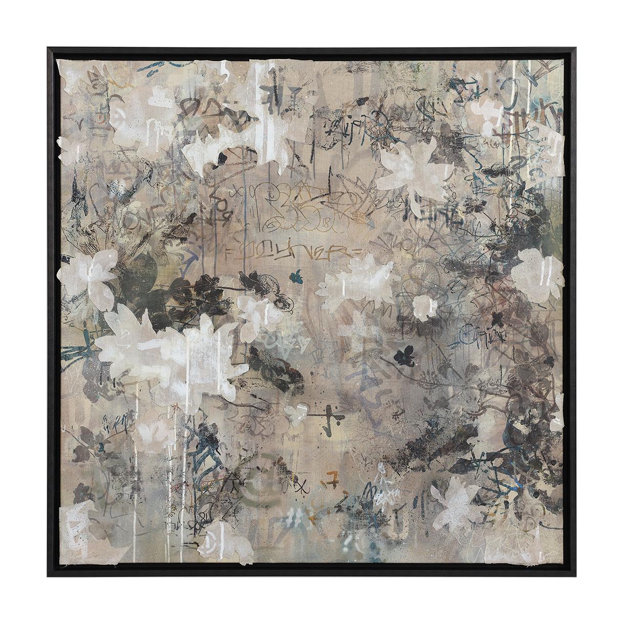 Abstract Painting di Katrina Revenaugh - Fiori inaspettati n. 2