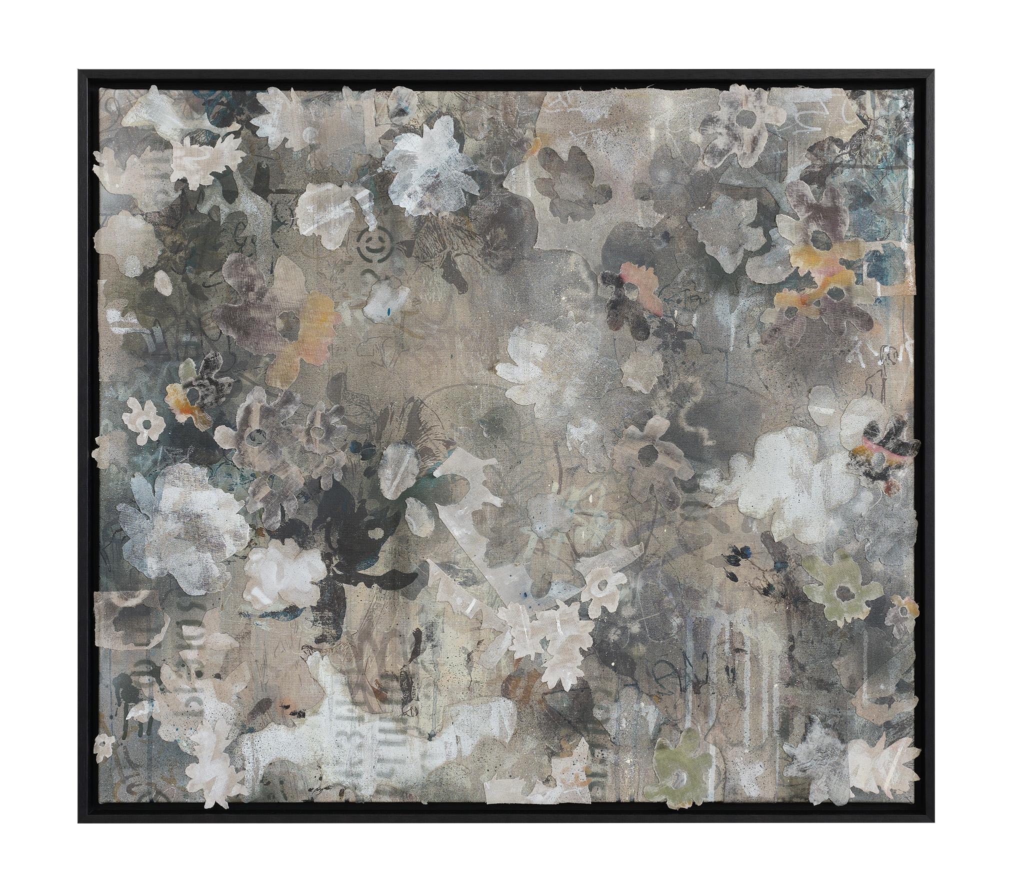 Landscape Painting di Katrina Revenaugh - Fiori inaspettati n. 3