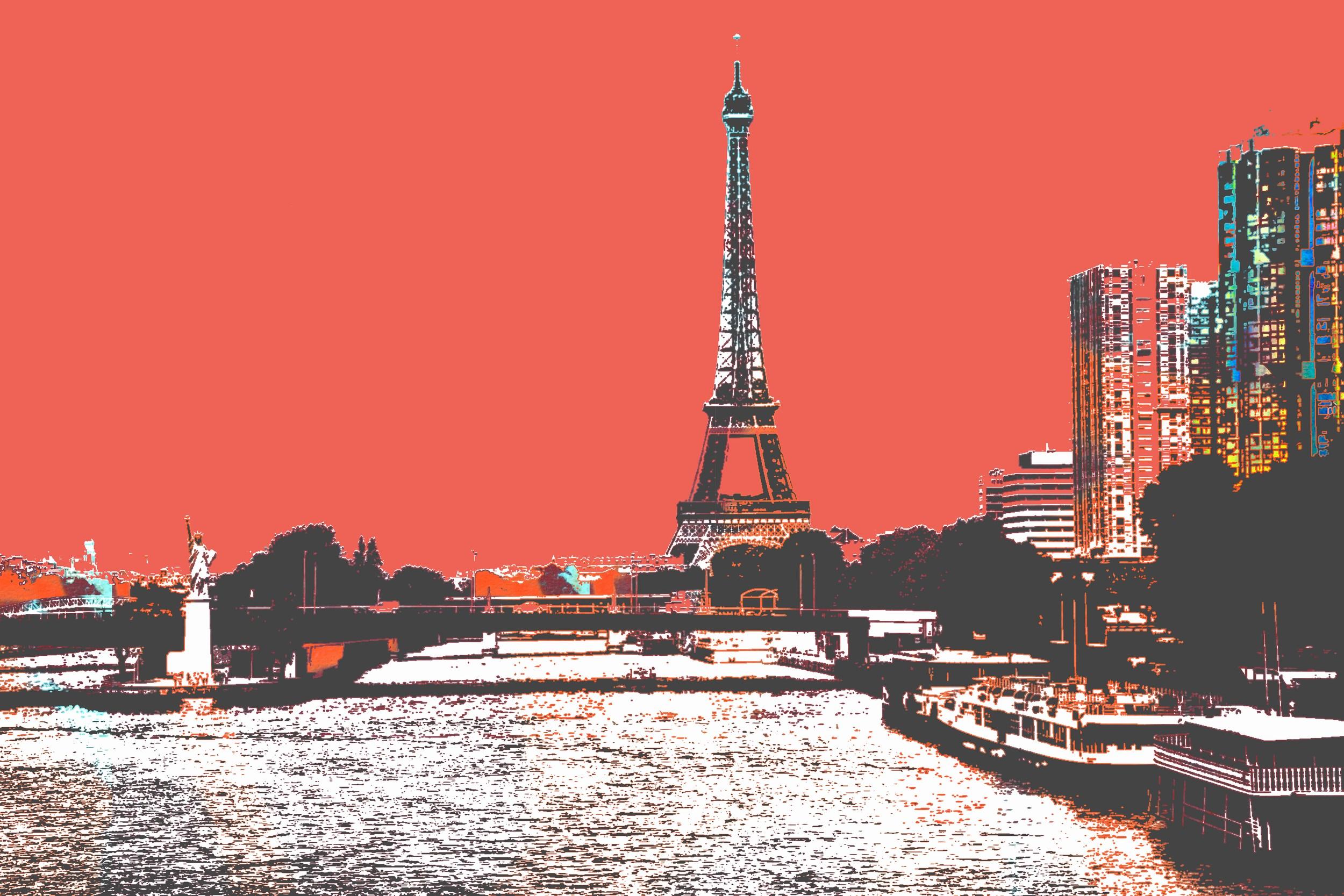 C'est Libérateur  (Paris, Olympic Games, Louvre, Pop Art, Metal Print, ~40% OFF) 2