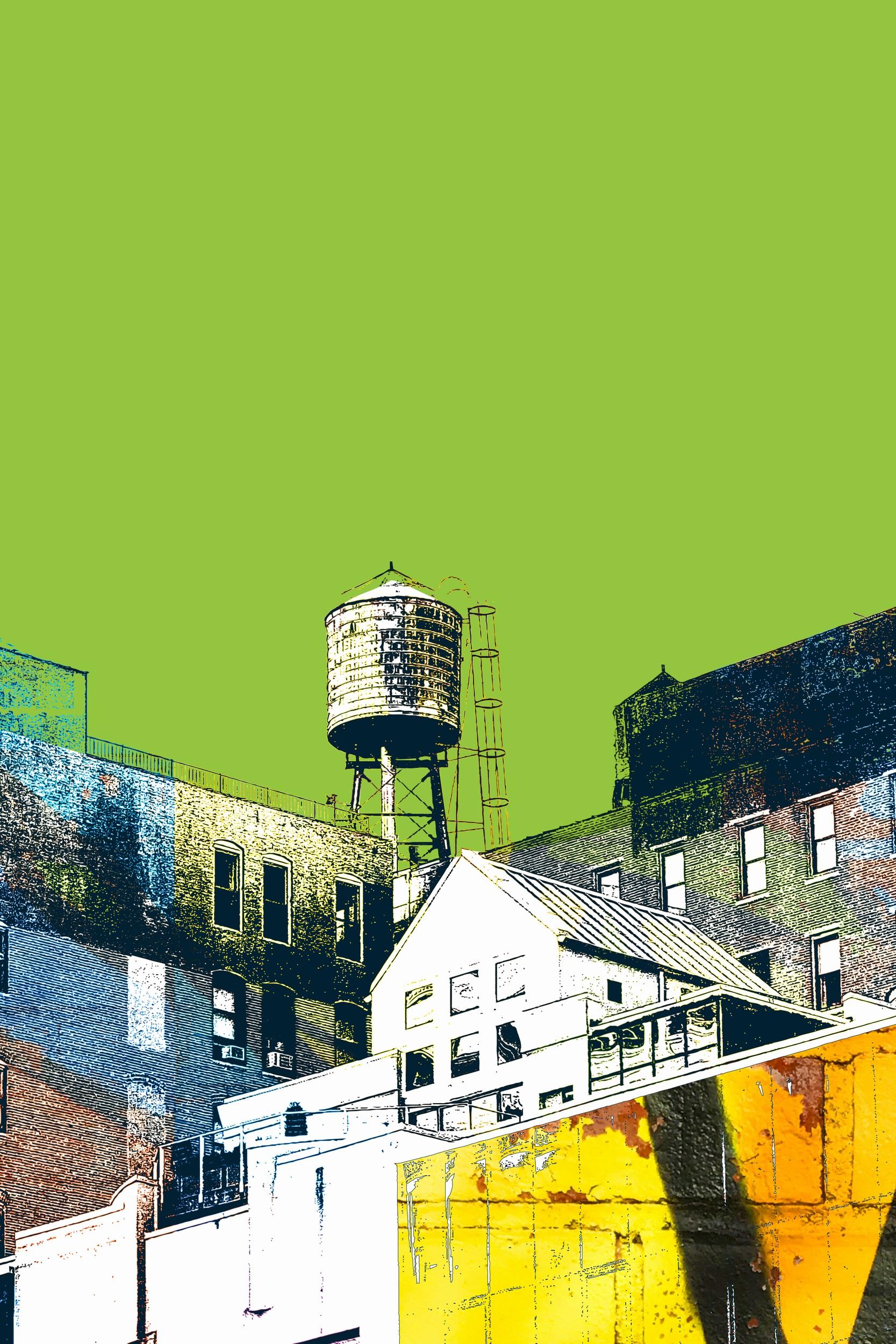 I Heart NY No. 1 (Paesaggio urbano, Street Art, Vibrante, Graffiti, Stampa su metallo) 2