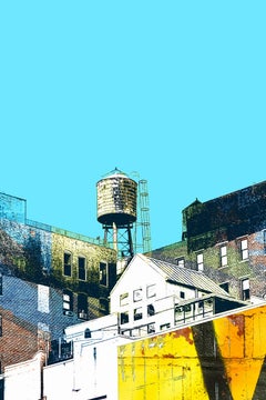 I Heart NY n° 1 (Cityscape, Street Art, Vibrant, Graffiti, Metal Print)