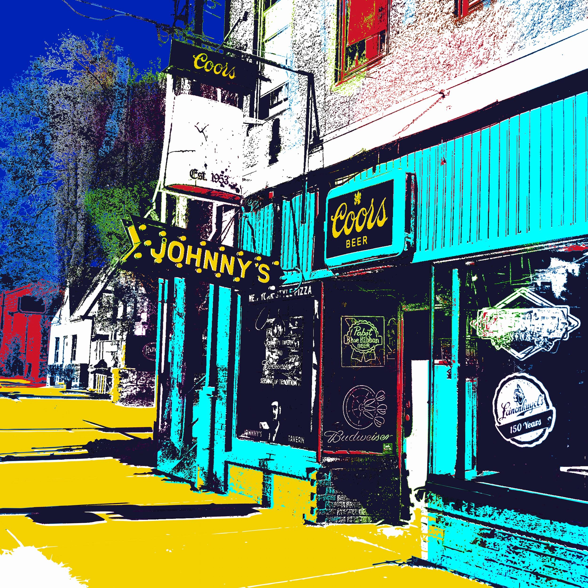 Katrina Revenaugh
“Johnny’s Tavern Lawrence, KS”
Dye Sublimation Print on Aluminum, 2024
Size Options: 12 x 12 inches, 20 x 20 inches or 30 x 30 inches
Edition: 75 + AP
Signed and titled on label provided separately
COA included

Tags: