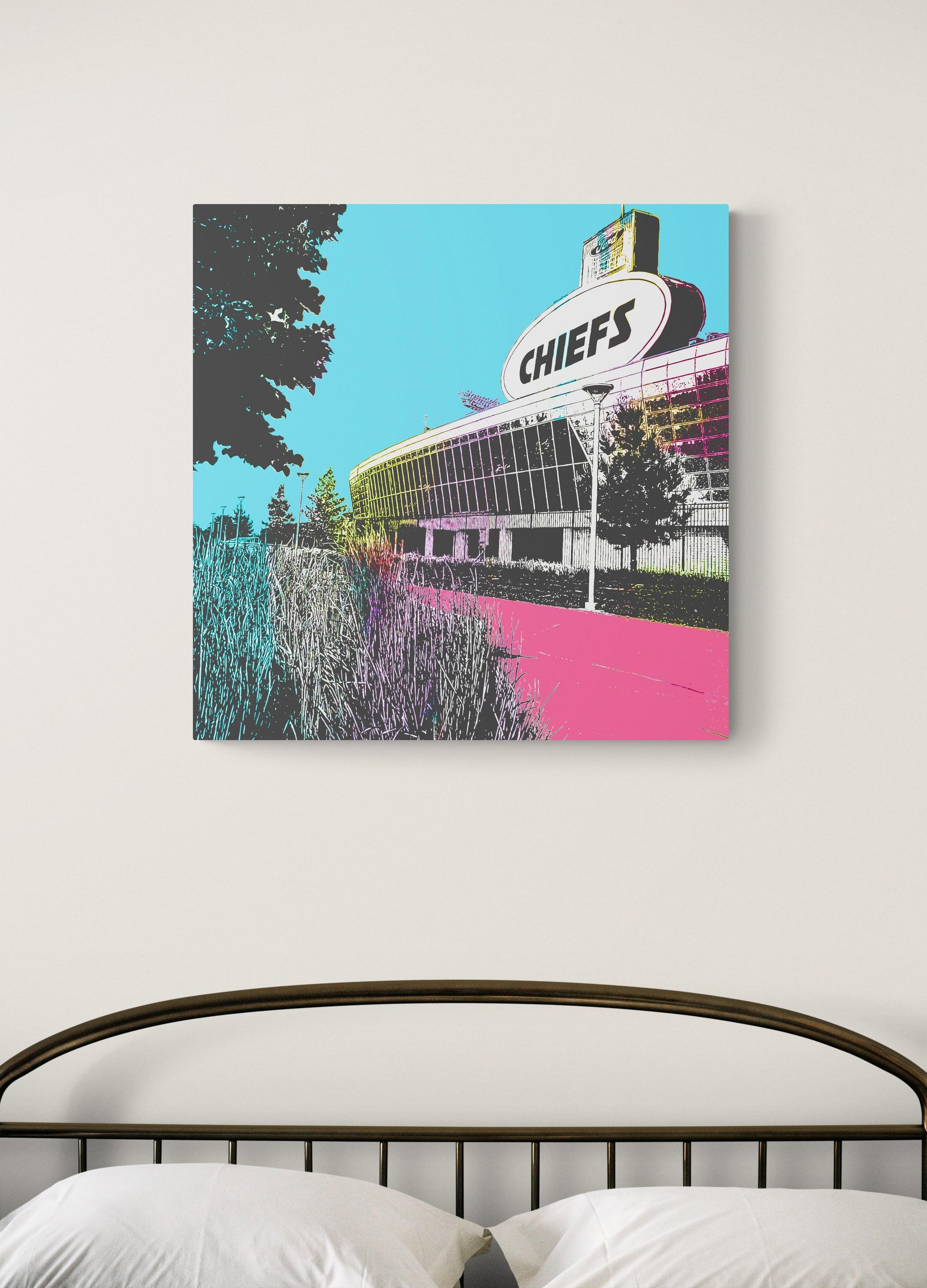 Outstanding In Their Field (Iconic, Street Art, Vibrant, Graffiti, Metal Print) For Sale 3