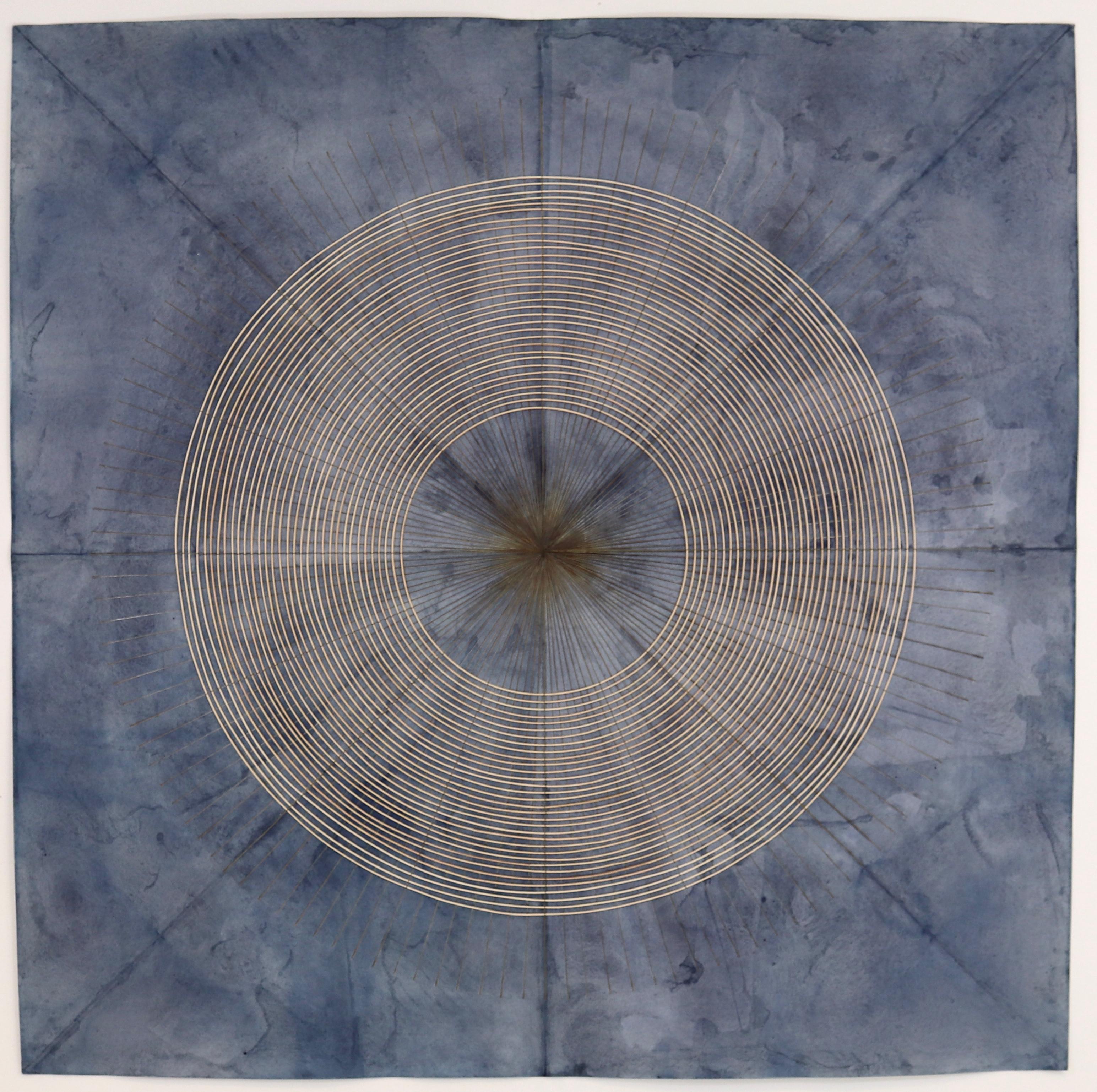 Concentric Alignment - Mixed Media Art by Katrine Hildebrandt