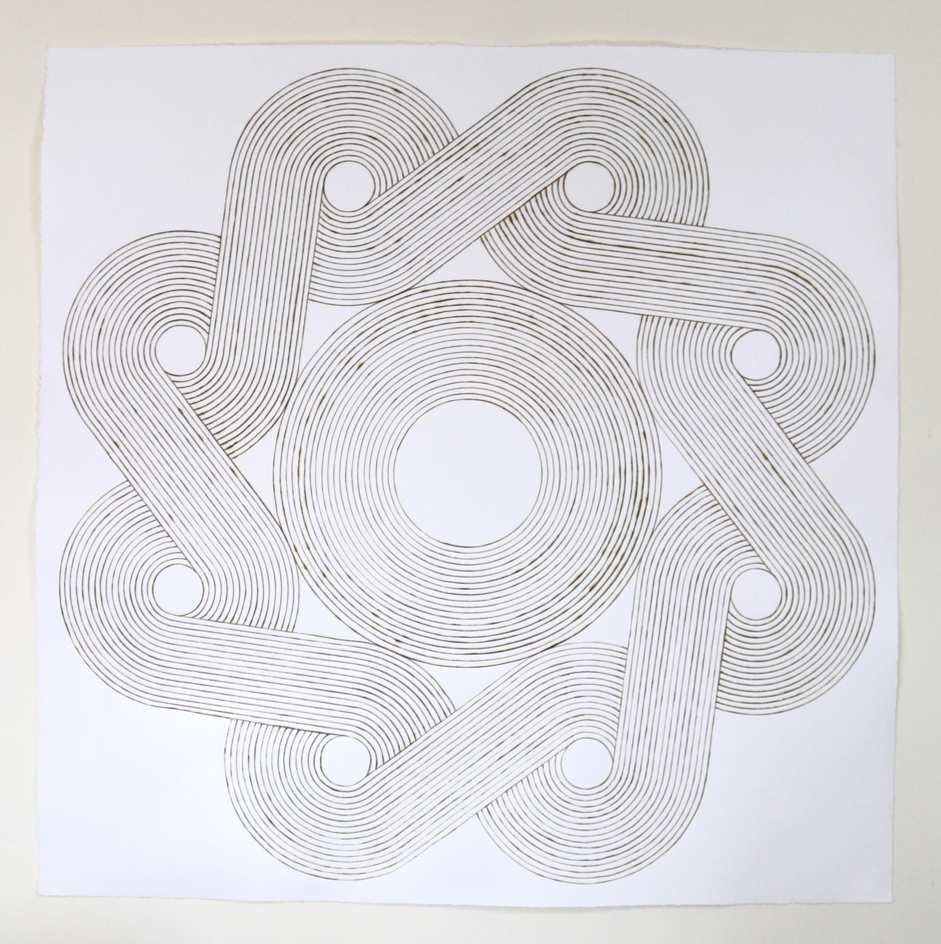 Cyclical Connection - Abstract Art by Katrine Hildebrandt