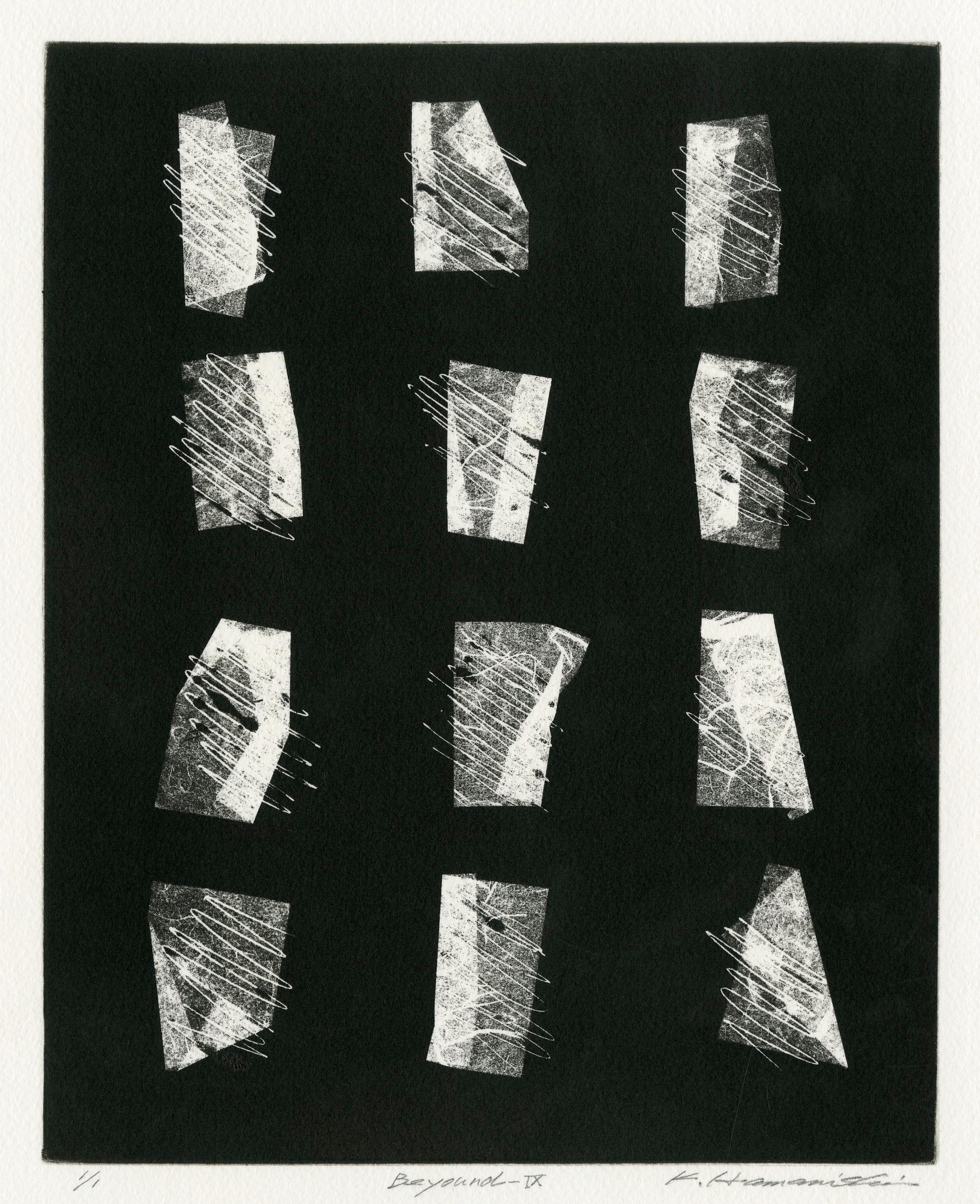 Abstract Print Katsunori Hamanishi - Beyound (sic) - IX