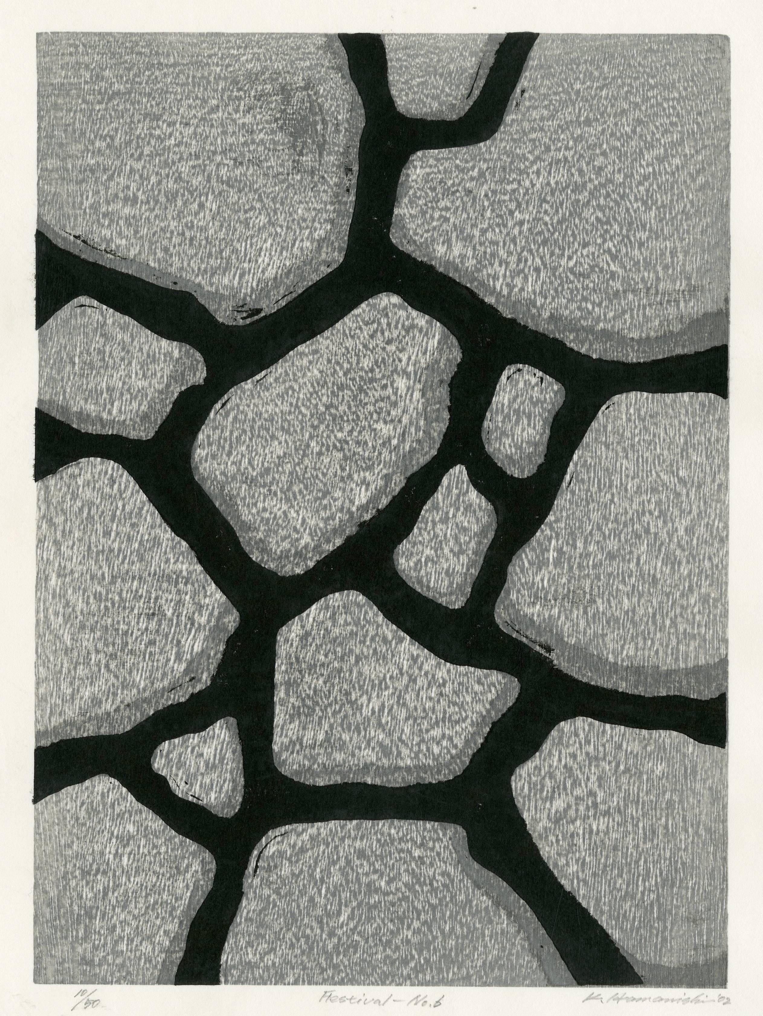Abstract Print di Katsunori Hamanishi - Festival n. 6