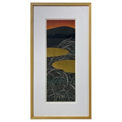 Katsunori Hamanishi Signed Limited Edition Mezzotint Print Divison Work 99, 2002