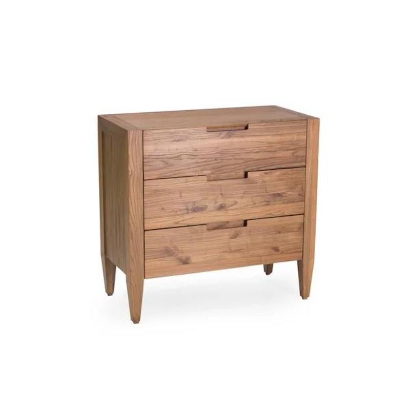 Finish Shown: Ginger

The bold Katsura Collection is inspired by the understated luxury of Asian heritage palace architecture that combines both feelings of modern and traditional design. Our Katsura Chest features three spacious drawers elevated on