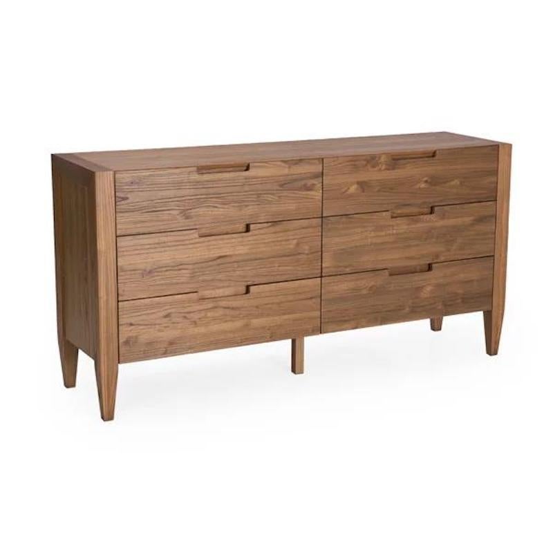 Finish Shown: Ginger

The bold Katsura Collection is inspired by the understated luxury of Asian heritage palace architecture that combines both feelings of modern and traditional design. Our Katsura Dresser features six spacious drawers elevated on