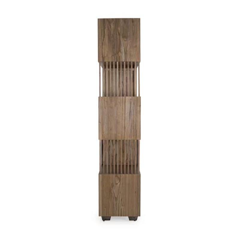 Asian Katsura Elm Bookcase For Sale