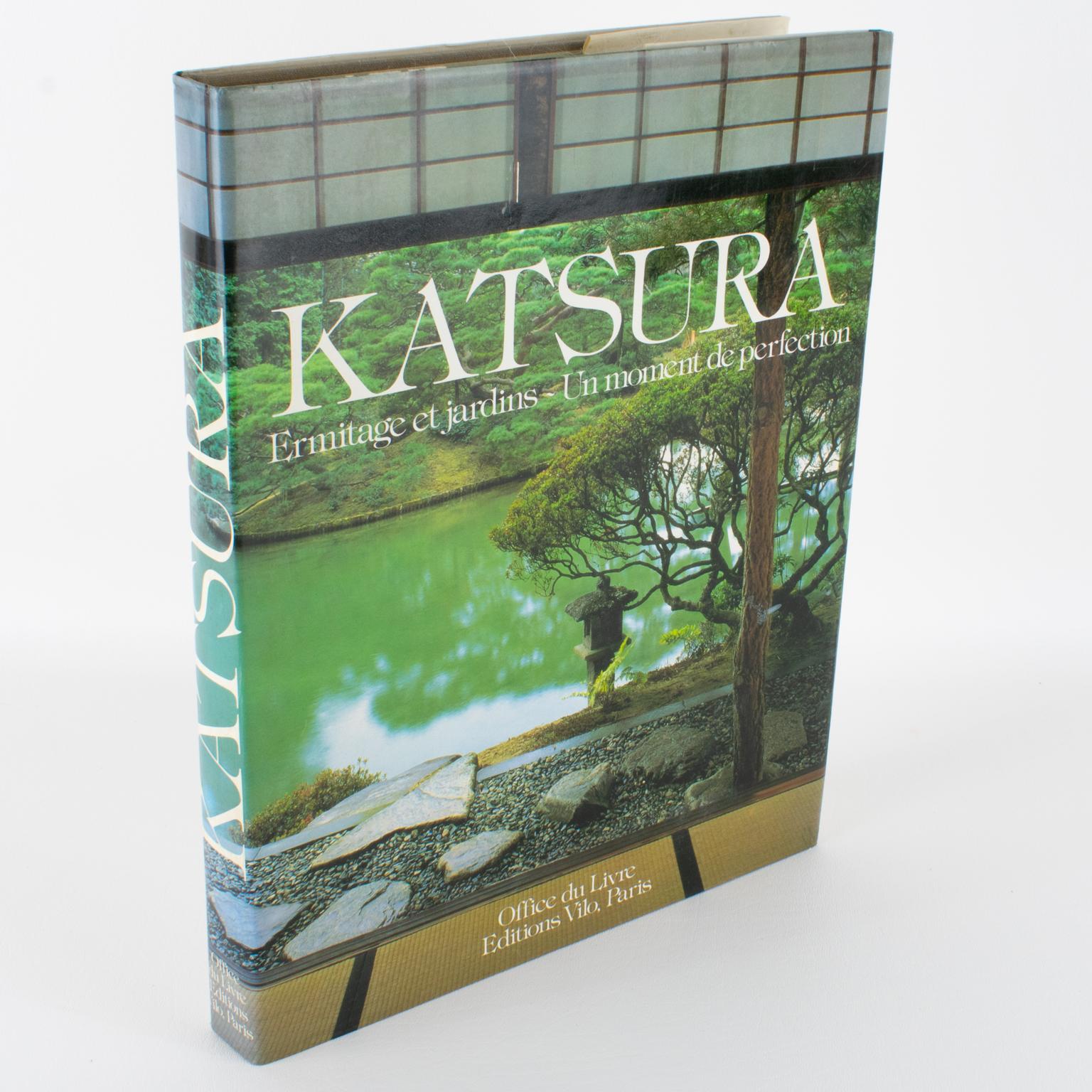 Katsura, Ermitage et Jardins - Un Moment de Perfection (Katsura, Hermitage and Gardens, a Moment of Perfection), French Book by Office du Livre, Vilo Editions Paris, 1986.
Book by Arata Isozaki and Osamu Sato; photographs by Yasuhiro Ishimoto;