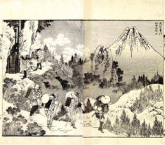 Mount Fuji  - Original Woodcut Print by Katsushika Hokusai - 1835