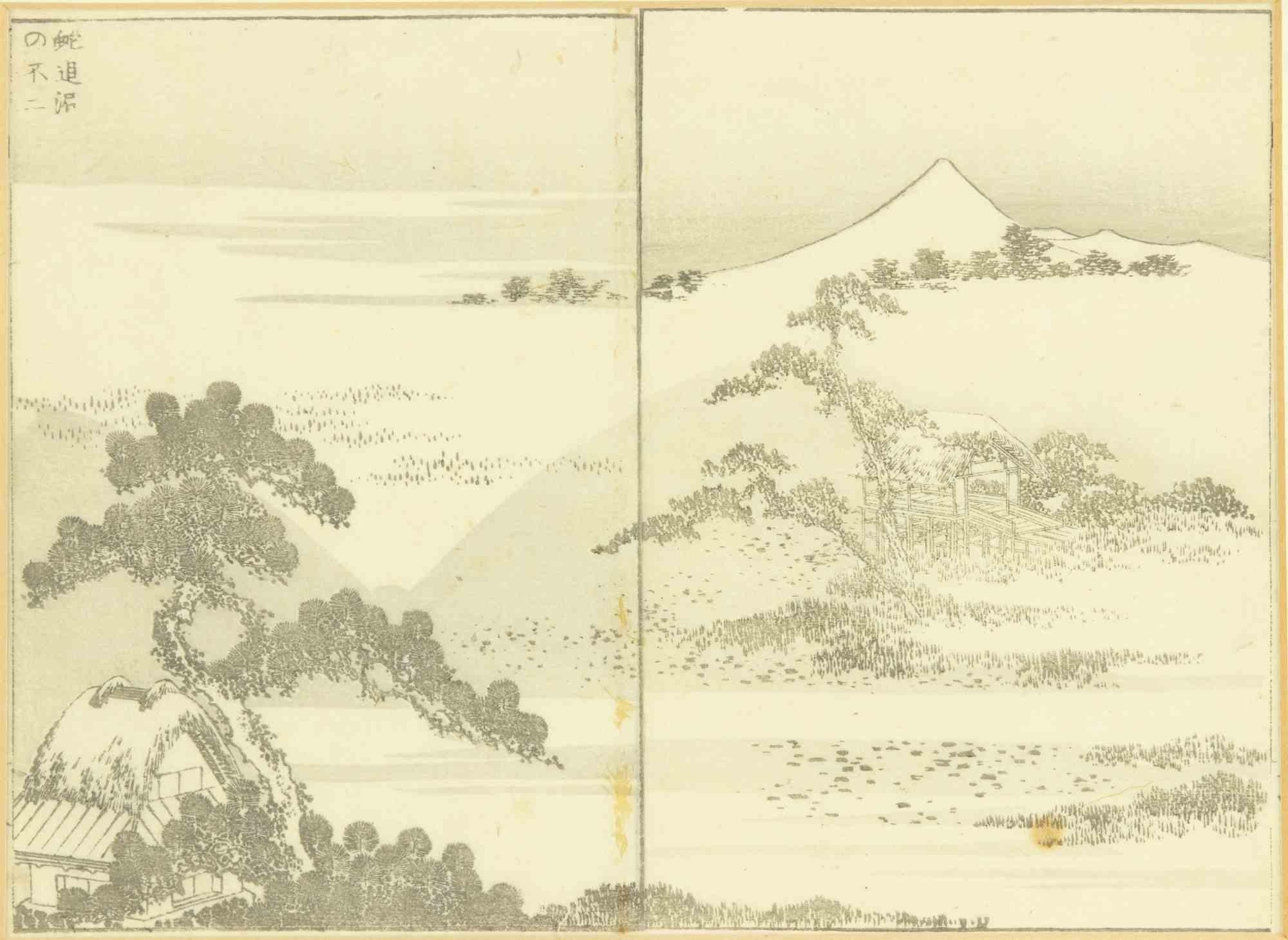 hokusai snow scenes