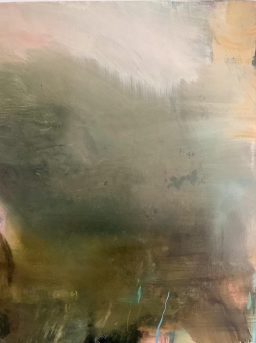 En el claro, arte abstracto, arte paisajístico, impresionista, Cornualles - Painting Expresionismo abstracto de Katy Brown