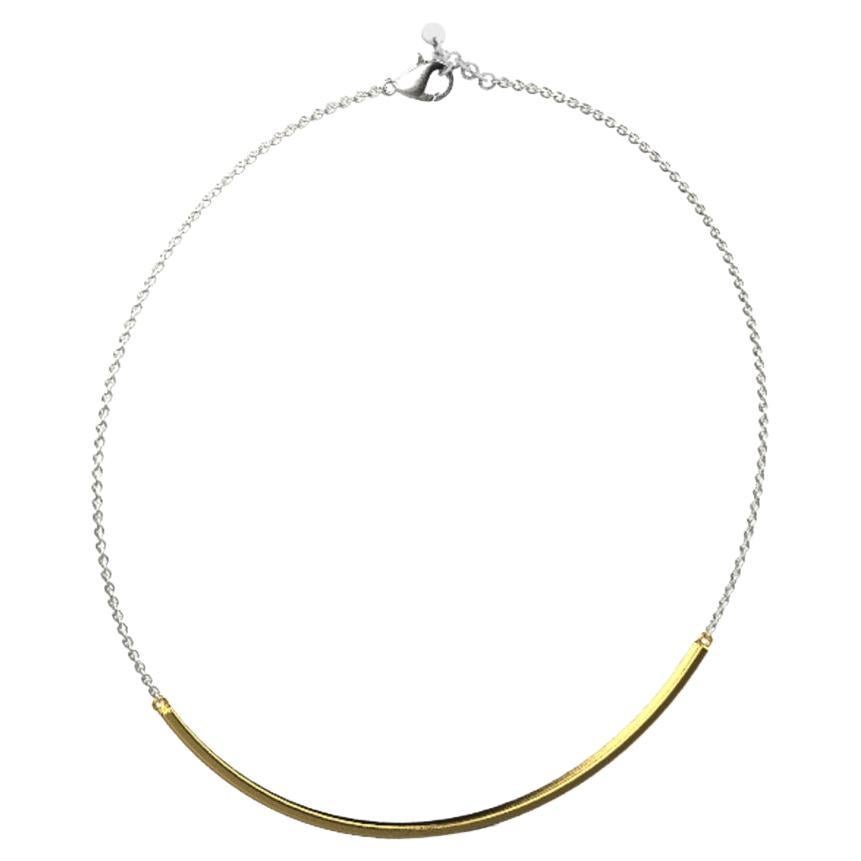 Katy Necklace II, 18k Gold, White Gold For Sale