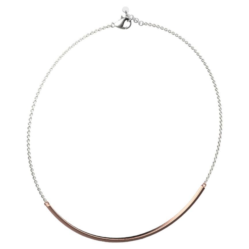Katy Necklace II, 18k Rose Gold, White Gold For Sale