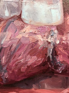 Contemporary Oil Painting, "Bite Your Tongue"