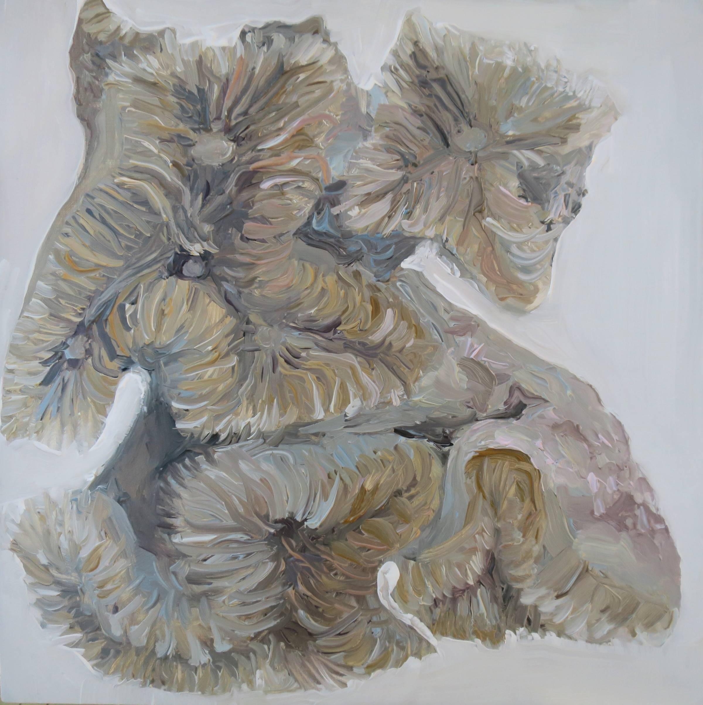 Katy Richards is a contemporary painter, whose recent body of work is focused on the fluidity of oil paint and the subject matter of  the human body and life under the water. Her paintings are a careful balance between imagery that can be viewed as