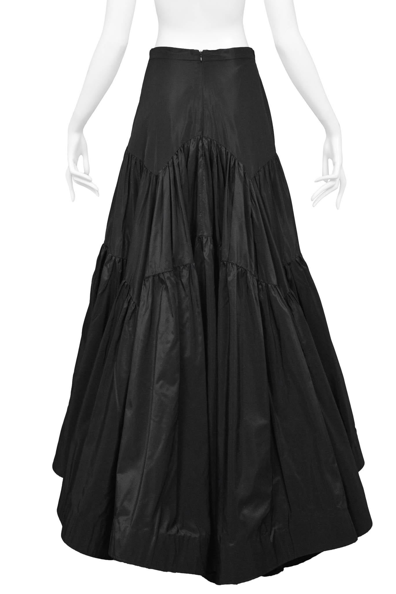 Katy Rodriguez Black Ball Gown Skirt 3