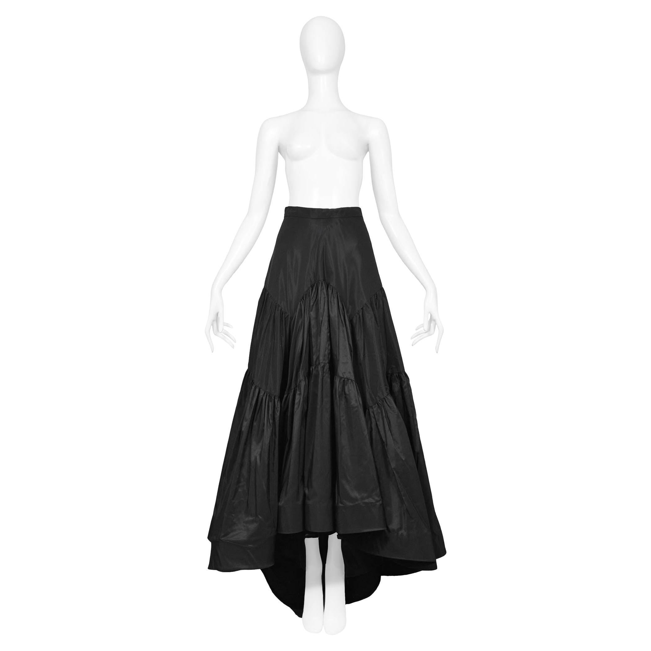 Katy Rodriguez Black Ball Gown Skirt For Sale