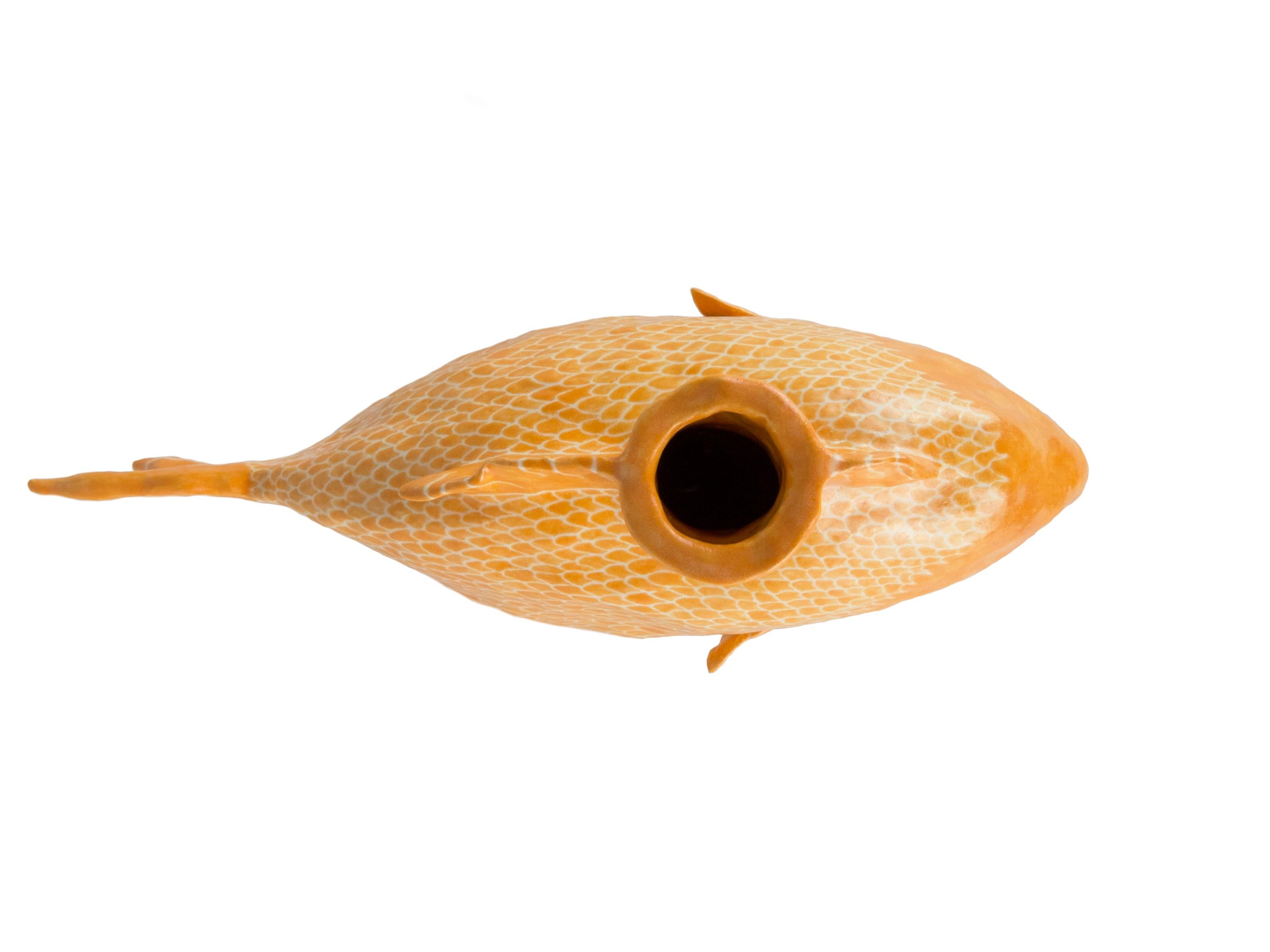 Goldfish Bottle - Sculpture by Katy Stubbs