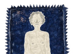 'Kouros Boy' - ceramic earthenware plate