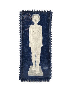 'Kouros Boy' - ceramic earthenware plate