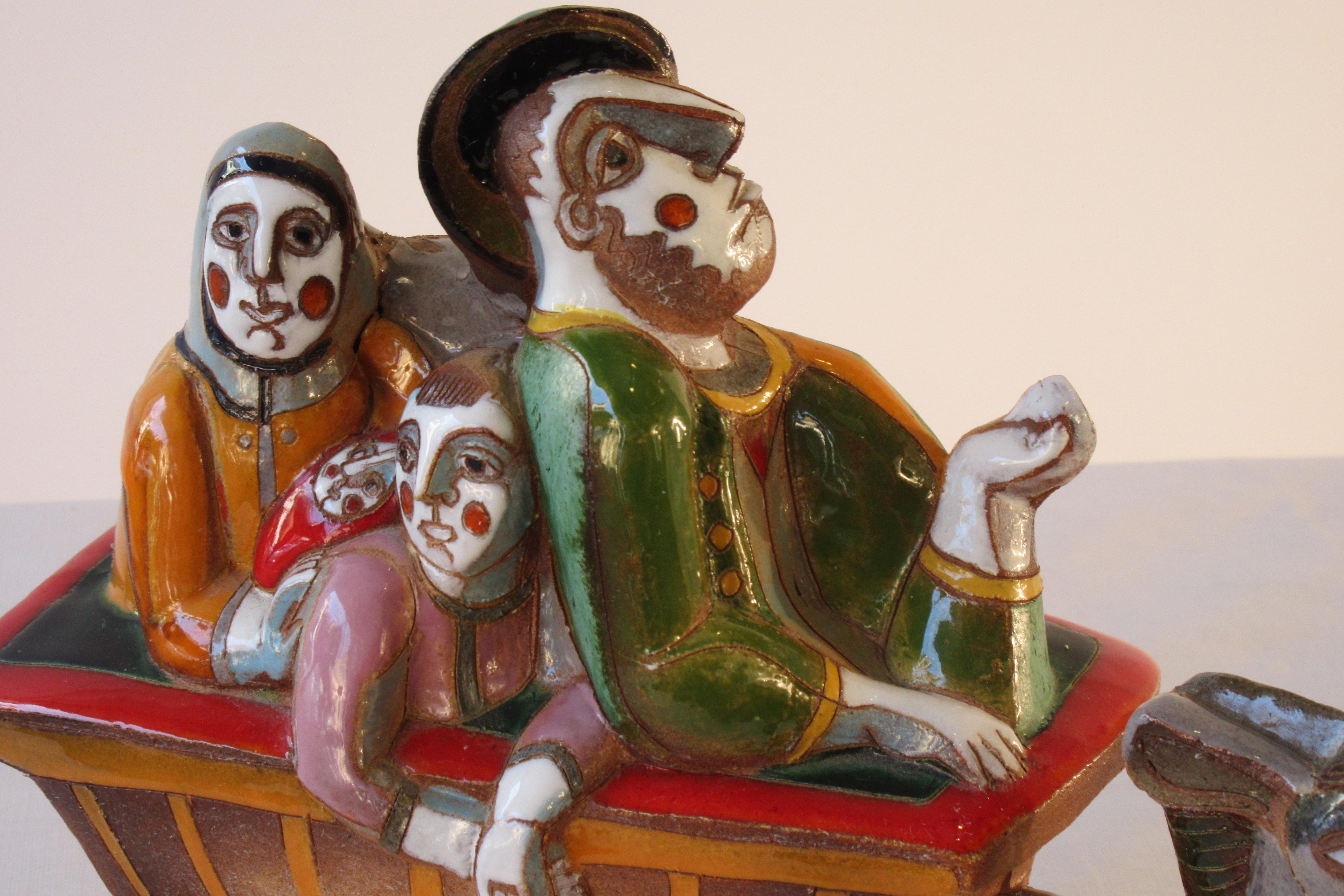 Late 20th Century Katya Apekina Ceramic Bank