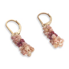 Kauai Fine Arts Niʻihau Shell Pōpō (Poe Poe) Lei Necklace with Matching Earrings