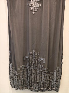 Kauf Manfranco grey dress with swarovski stones size 0