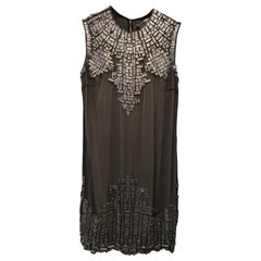 Kauf Manfranco grey dress with swarovski stones size 0