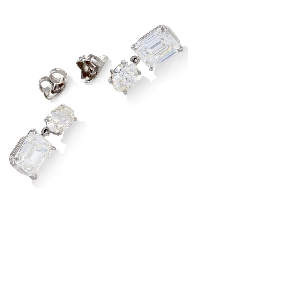 Women's Kauffman de Suisse Diamond Drop Earrings