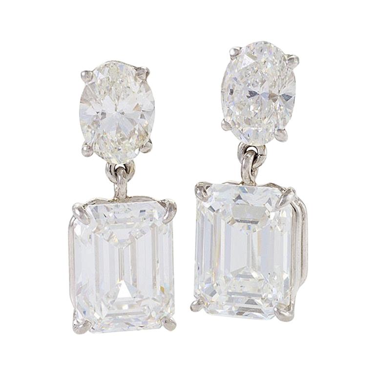 Kauffman de Suisse Diamond Drop Earrings