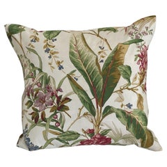 Kauffmann Fabric Tropical Foliage Pillow Feather