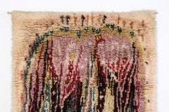 "Kaukametsä" Rya Wool Rug Designed by Aappo Härkönen, Finland, 1950s