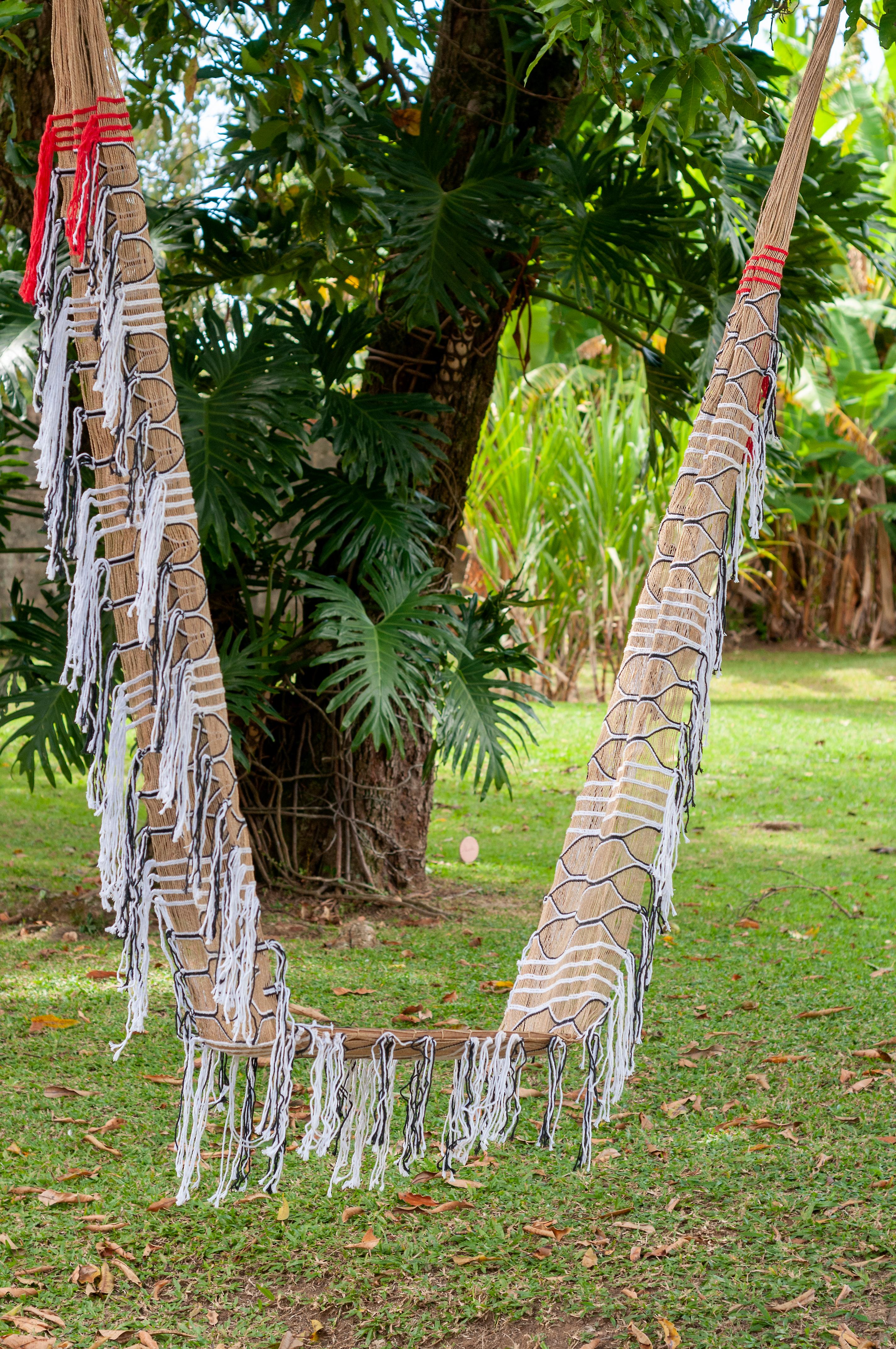 Contemporary Kaupüna Swing: handcrafted in the Xingu Indigenous Territory, Brazil For Sale