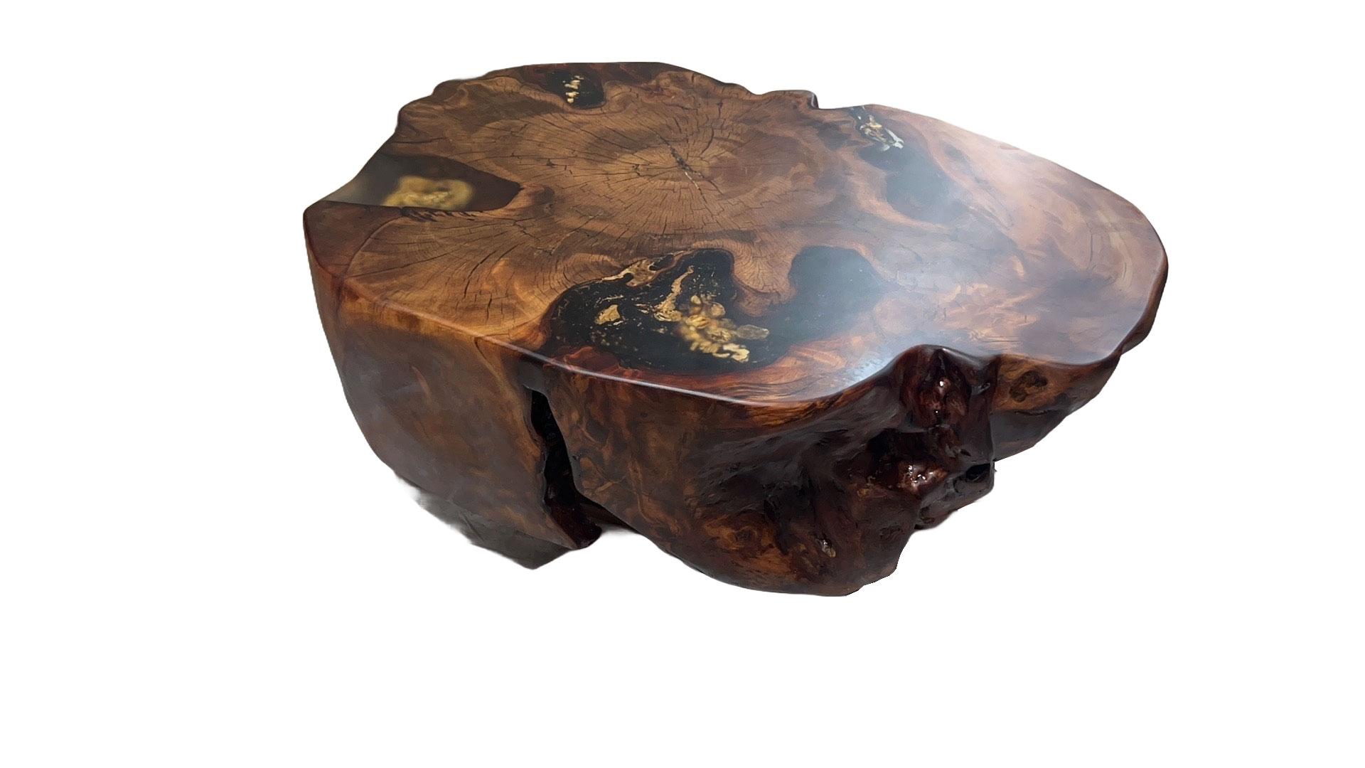 Kauri Coffee Table in Solid Ancient Kauri Wood For Sale at 1stDibs