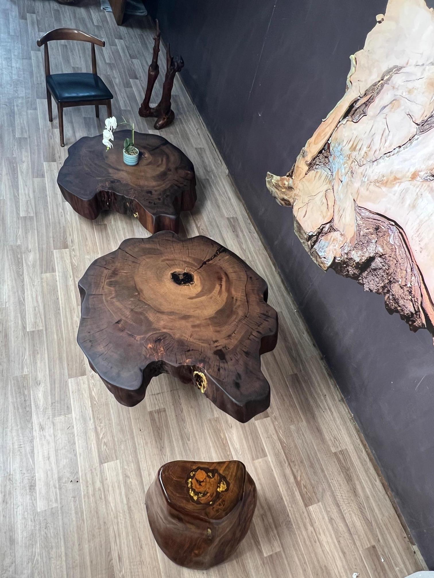 Table basse Kauri en bois massif de Kauri ancien Neuf - En vente à Kumeu, NZ