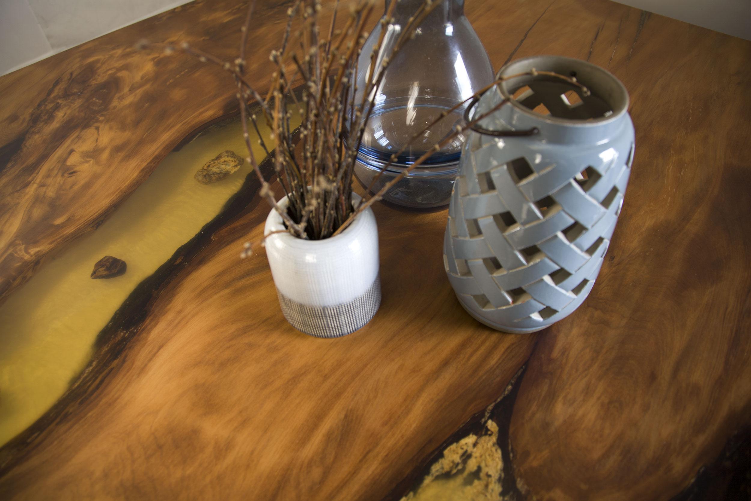 Cast Kauri Coffee Table in Solid Ancient Kauri Wood For Sale