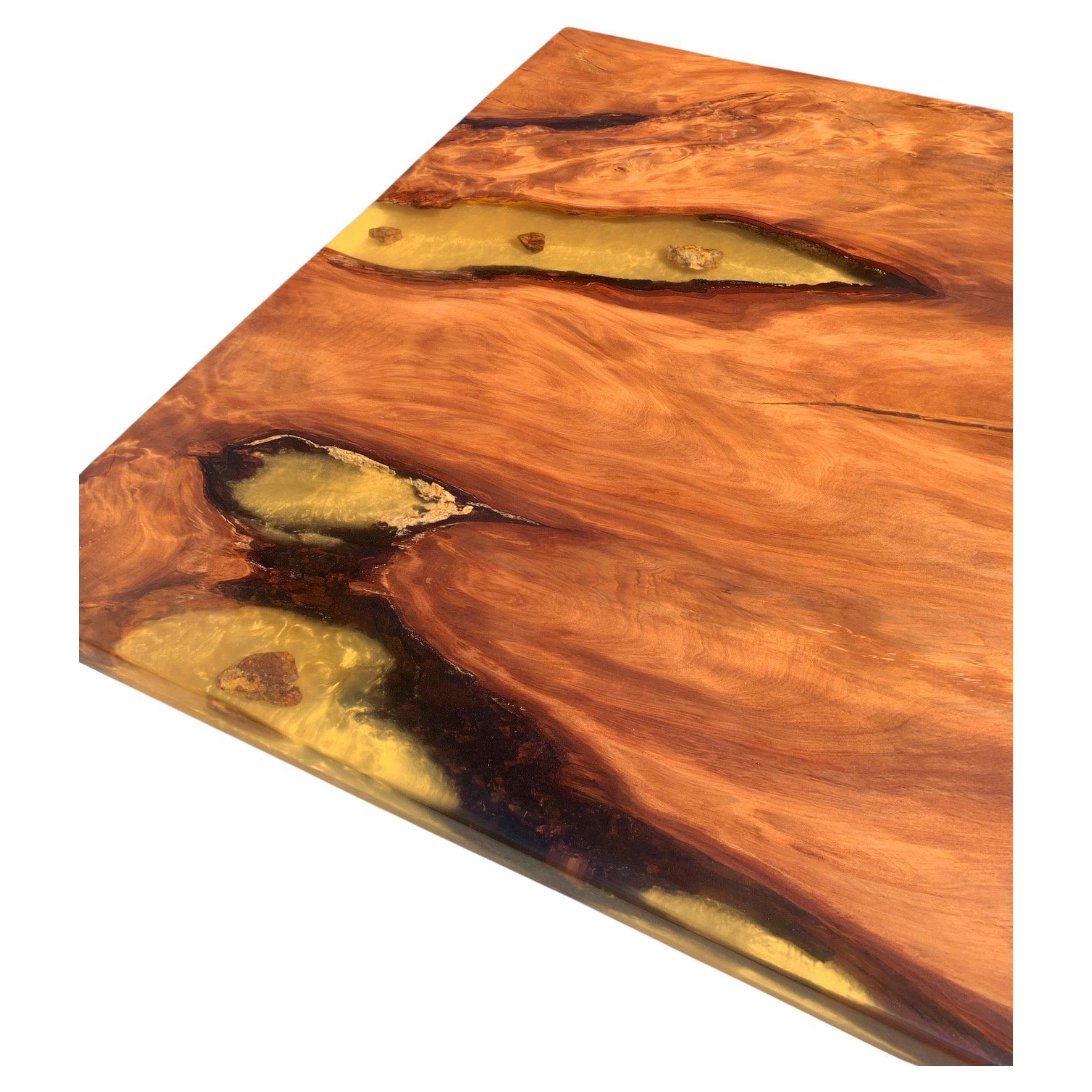Kauri Coffee Table in Solid Ancient Kauri Wood For Sale