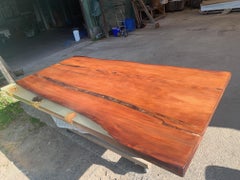 Kauri Dining Table in Solid Ancient Kauri Wood and Amber