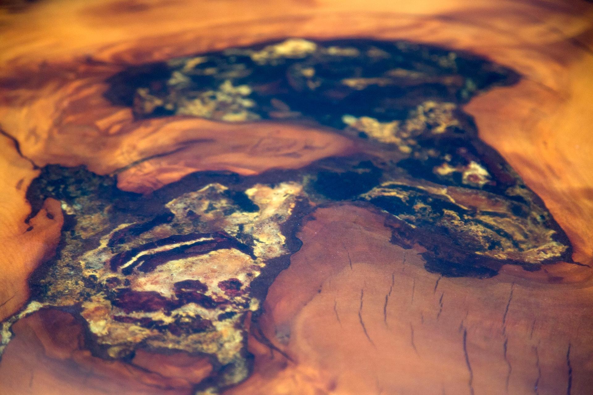 Table de salle à manger Kauri en bois massif de Kauri ancien  en vente 3