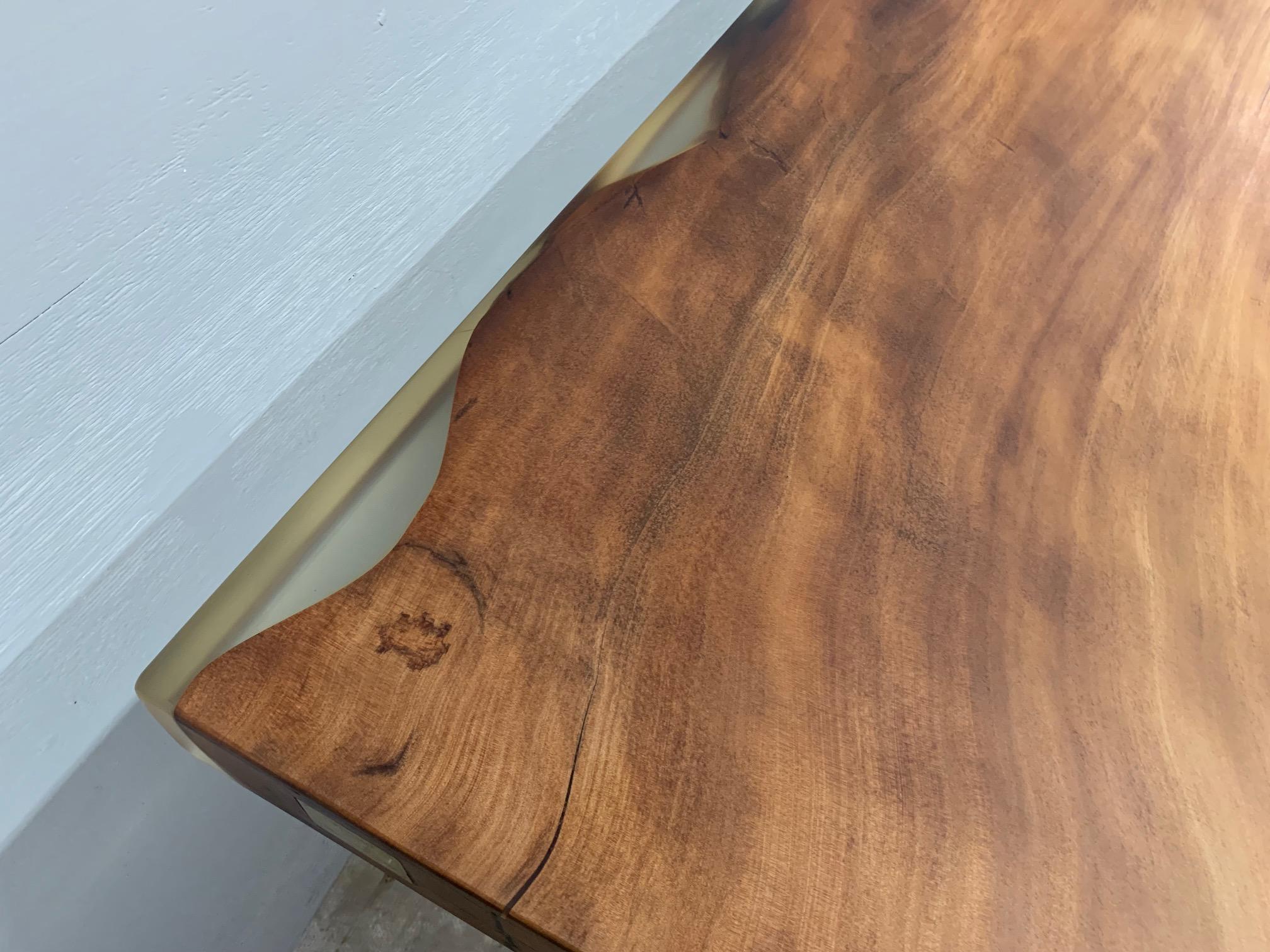 Table de salle à manger Kauri en bois massif de Kauri ancien en vente 3