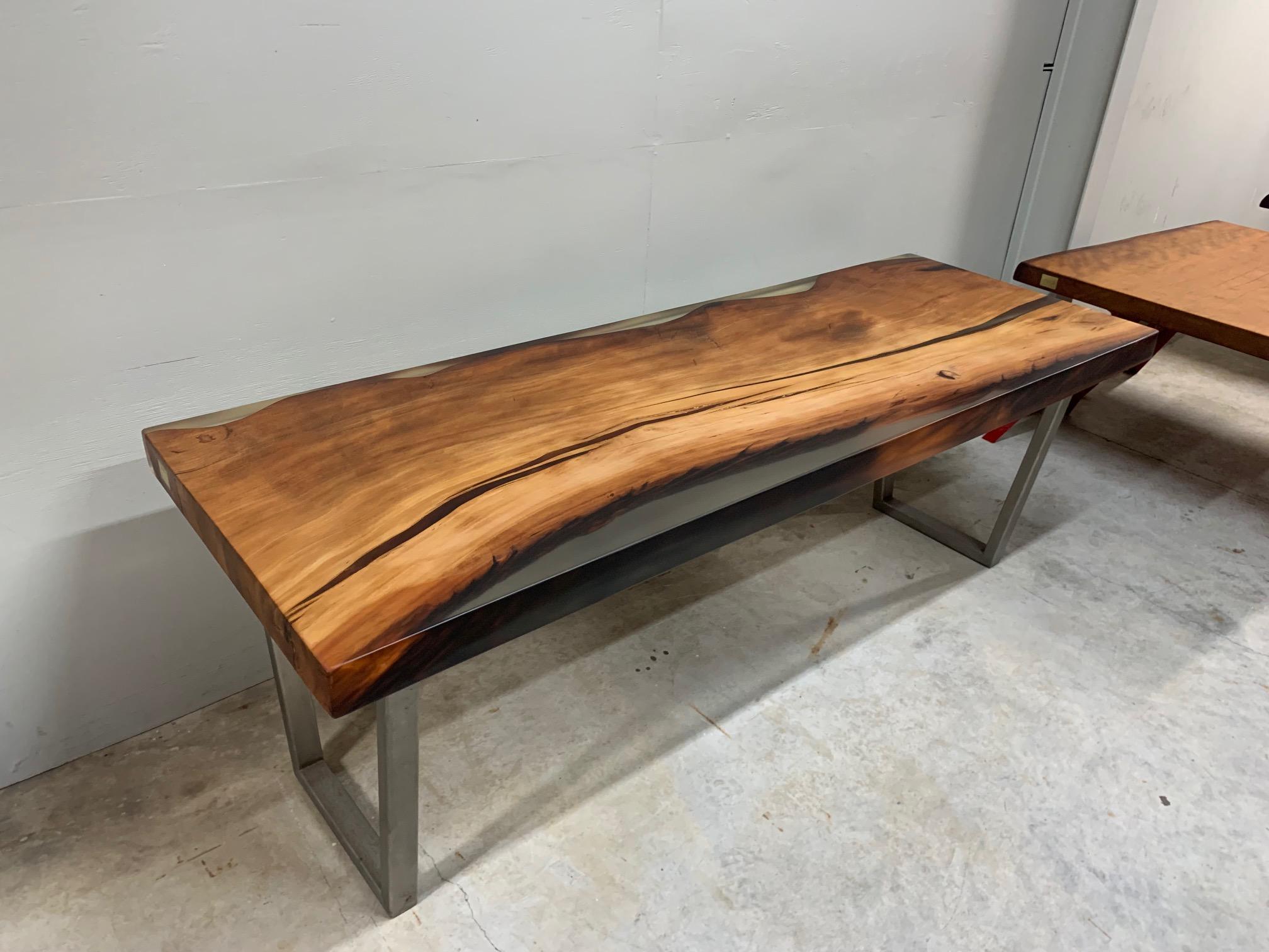 Table de salle à manger Kauri en bois massif de Kauri ancien en vente 5