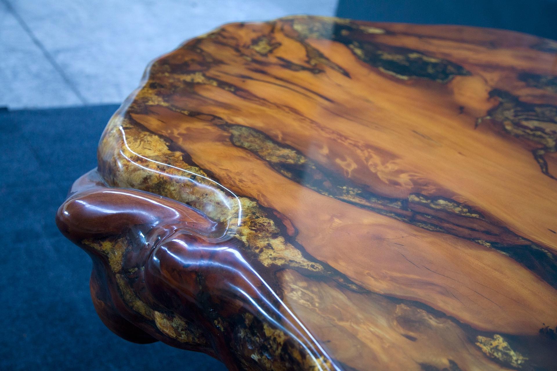 Table de salle à manger Kauri en bois massif de Kauri ancien  en vente 10