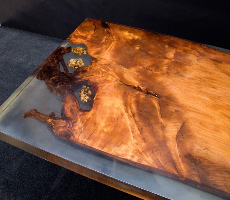 Kauri Dining Table in Solid Ancient Kauri Wood For Sale at 1stDibs